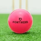 FORTRESS Reverse Swing Cricket Balls [Pink & White] - Pack of 1